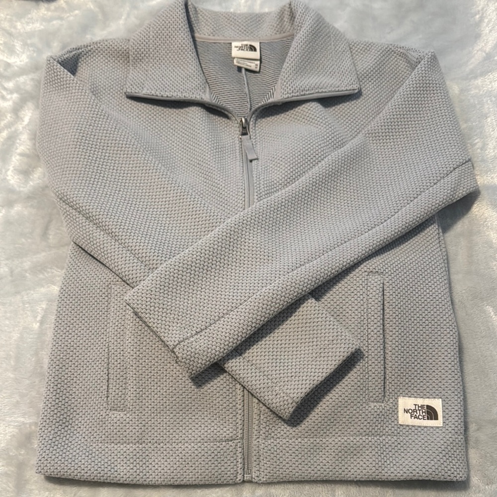 The North Face Gray Full-Zip Jacket